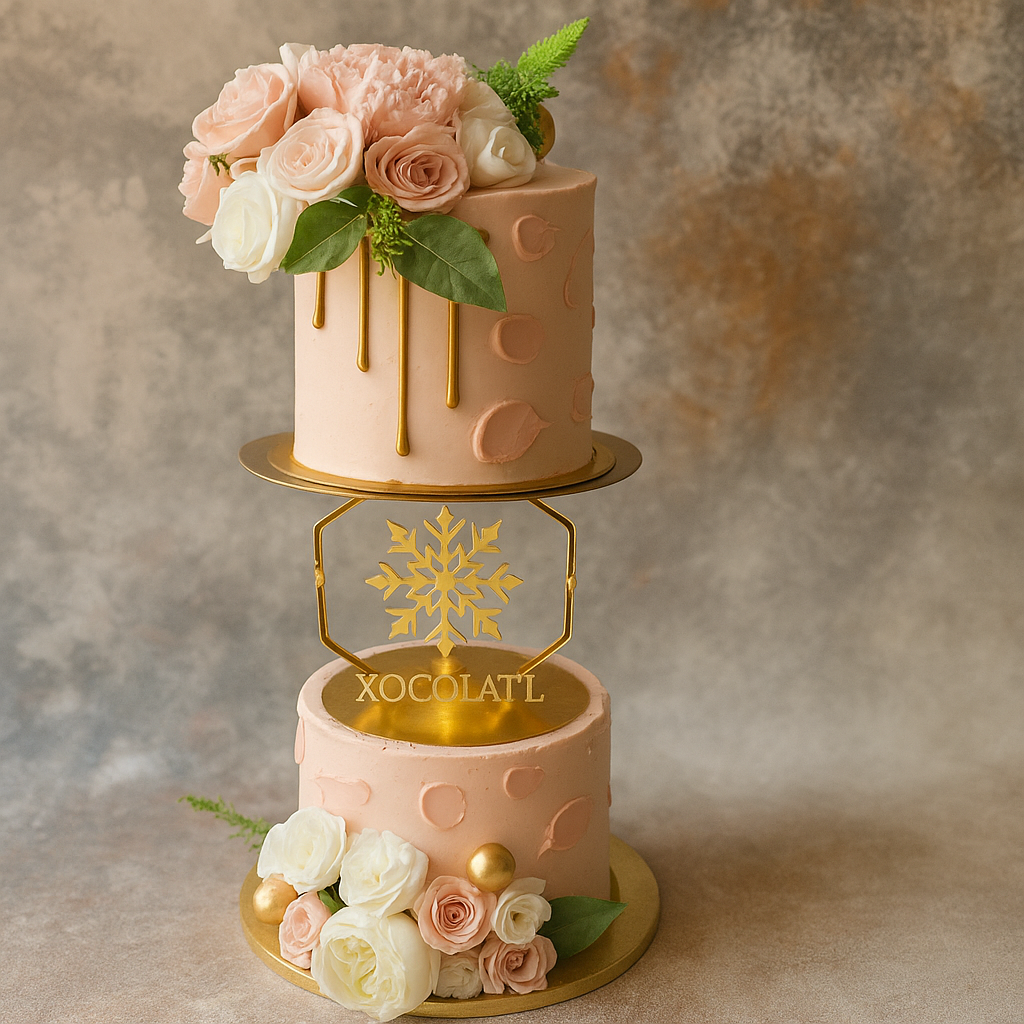 Blush Bloom Grand Cake