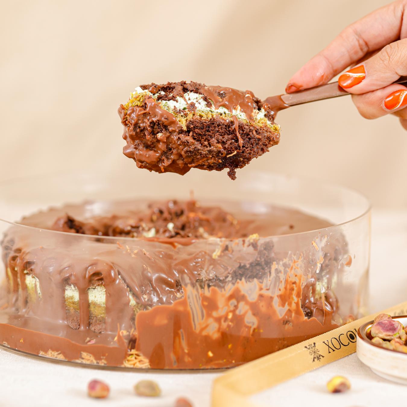 Kunafa Pour Over Cake (Hyderabad Only)