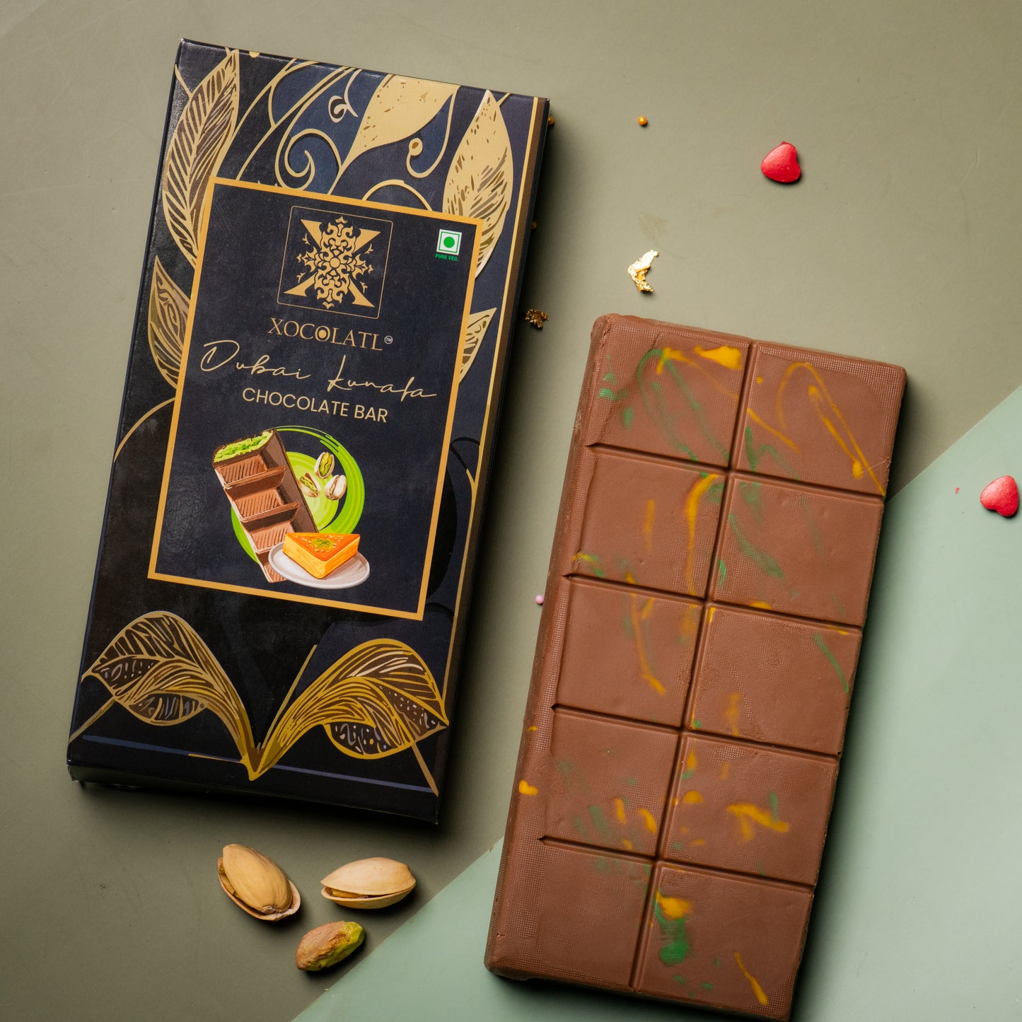 Signature Kunafa Chocolate Bar (Pistachio)
