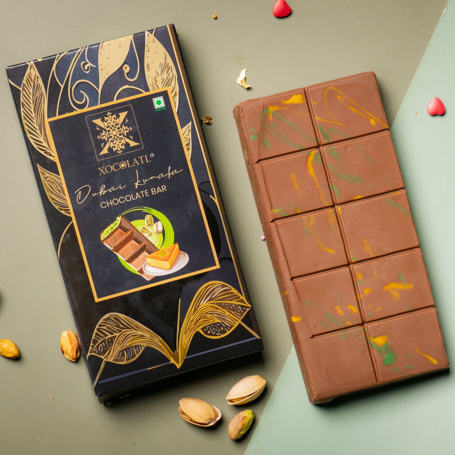 Signature Kunafa Chocolate Bar (Pistachio)