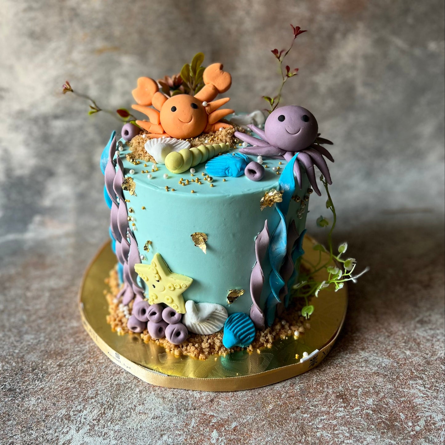 Under the Sea Ocean Animal Cake