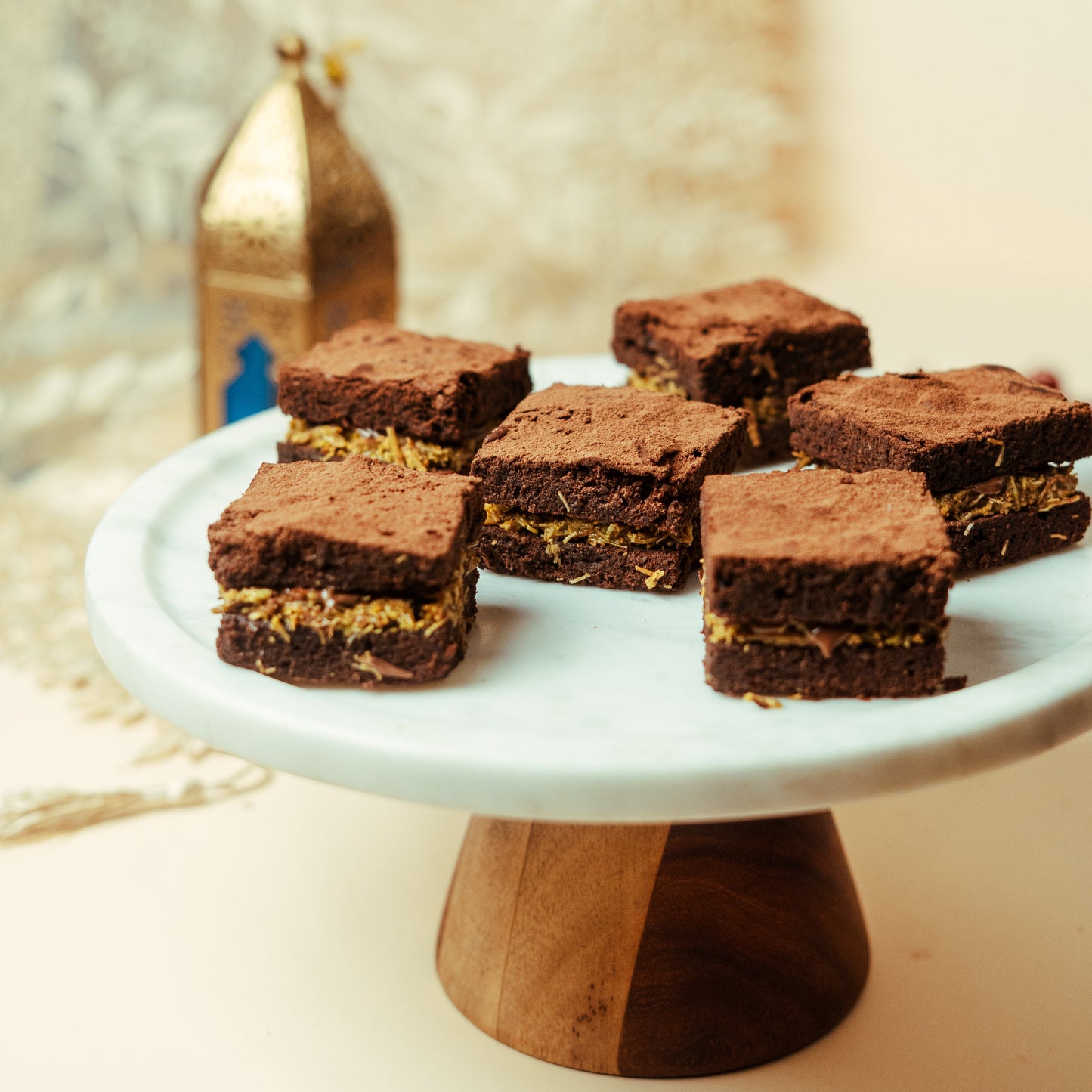 Kunafa Brownies