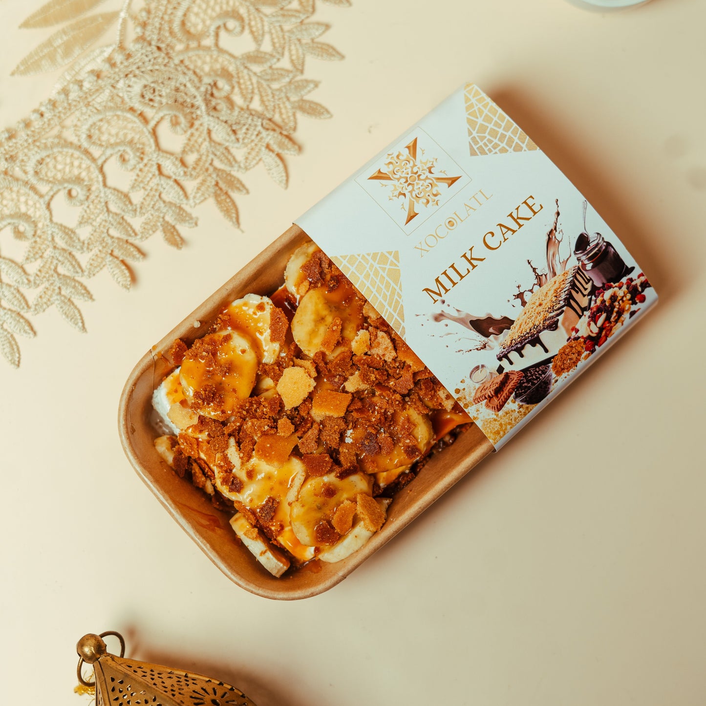 Special Banana Caramel Milk Cake