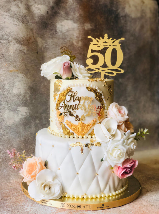 Opulent Bloom Cake (Hyderabad Only)