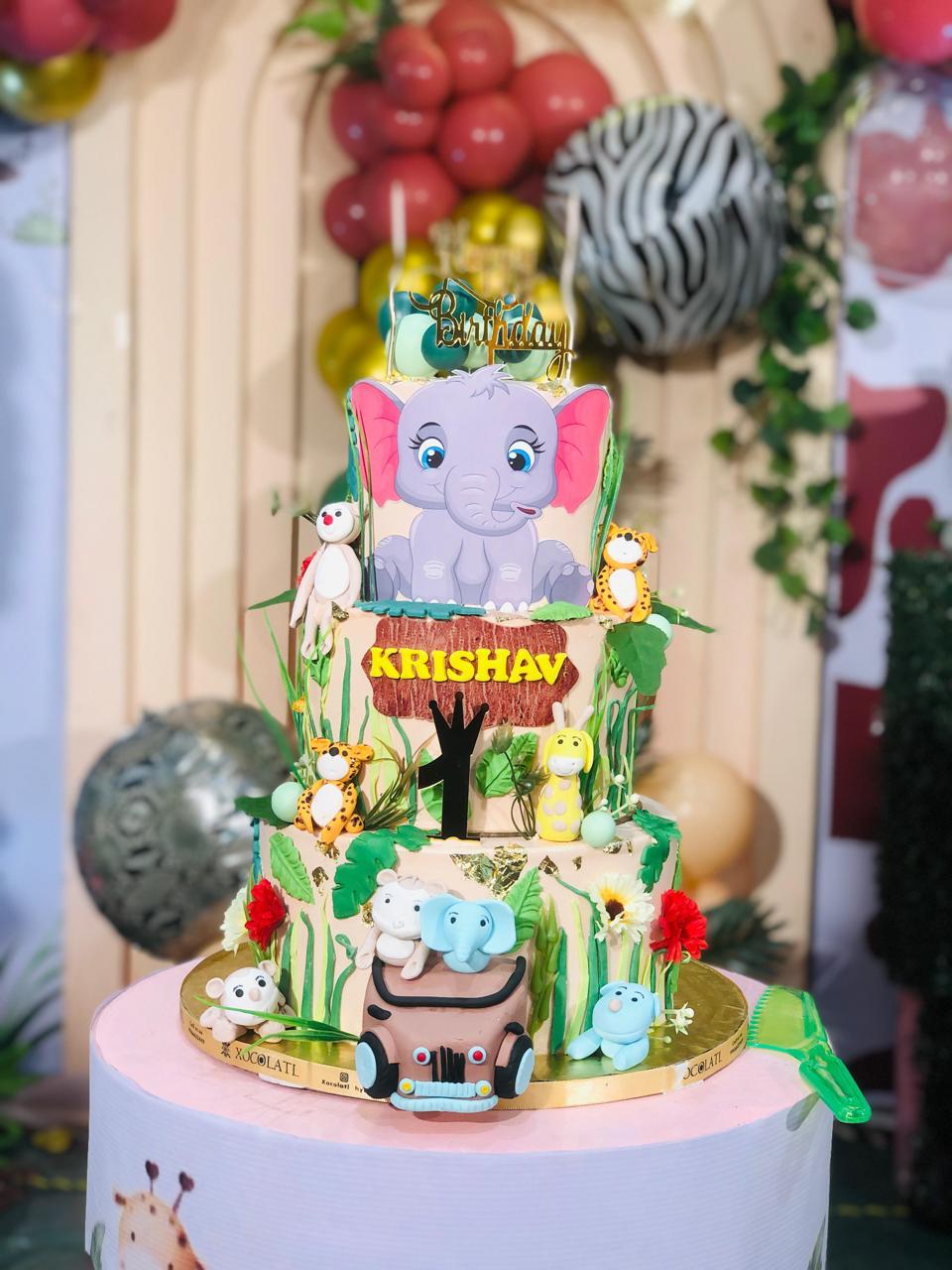 Animal Theme Kids Cake (Hyderabad Only)