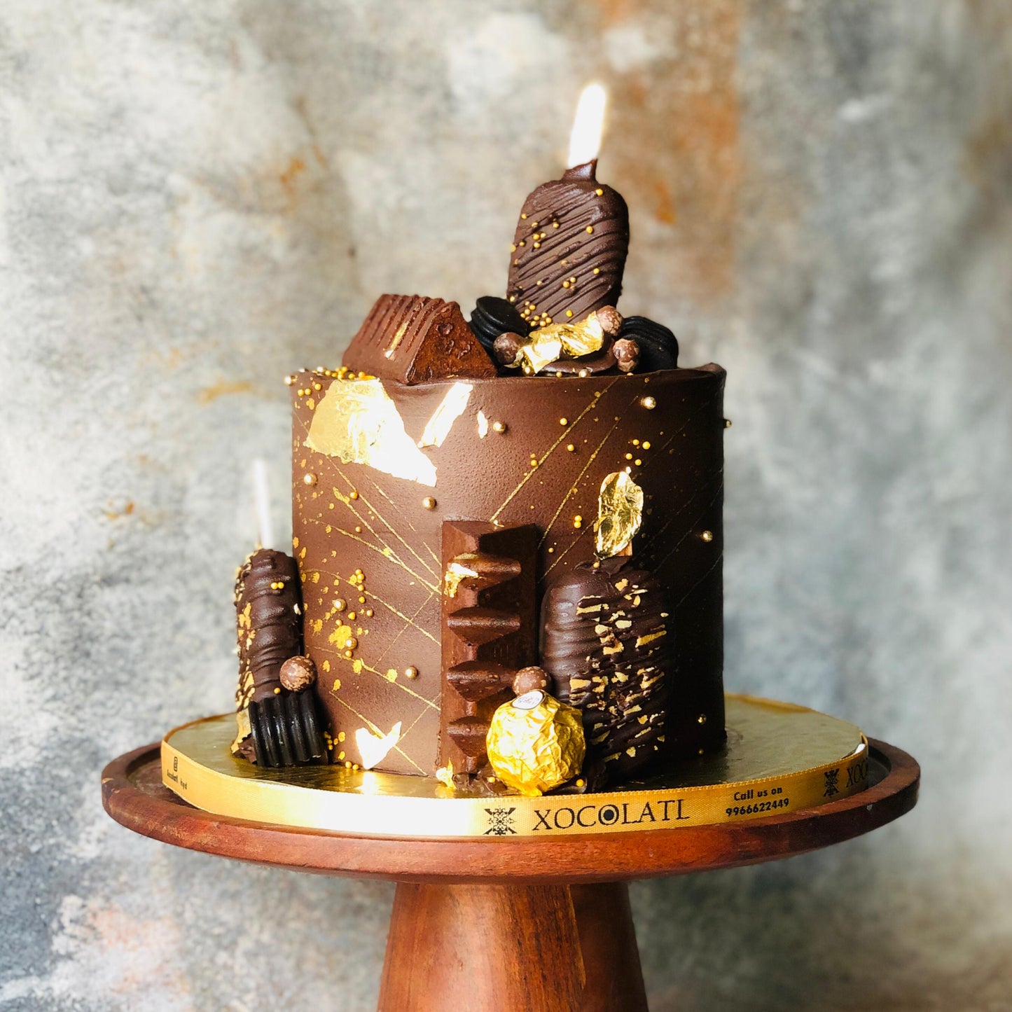Golden Chocolate Luxe Cake
