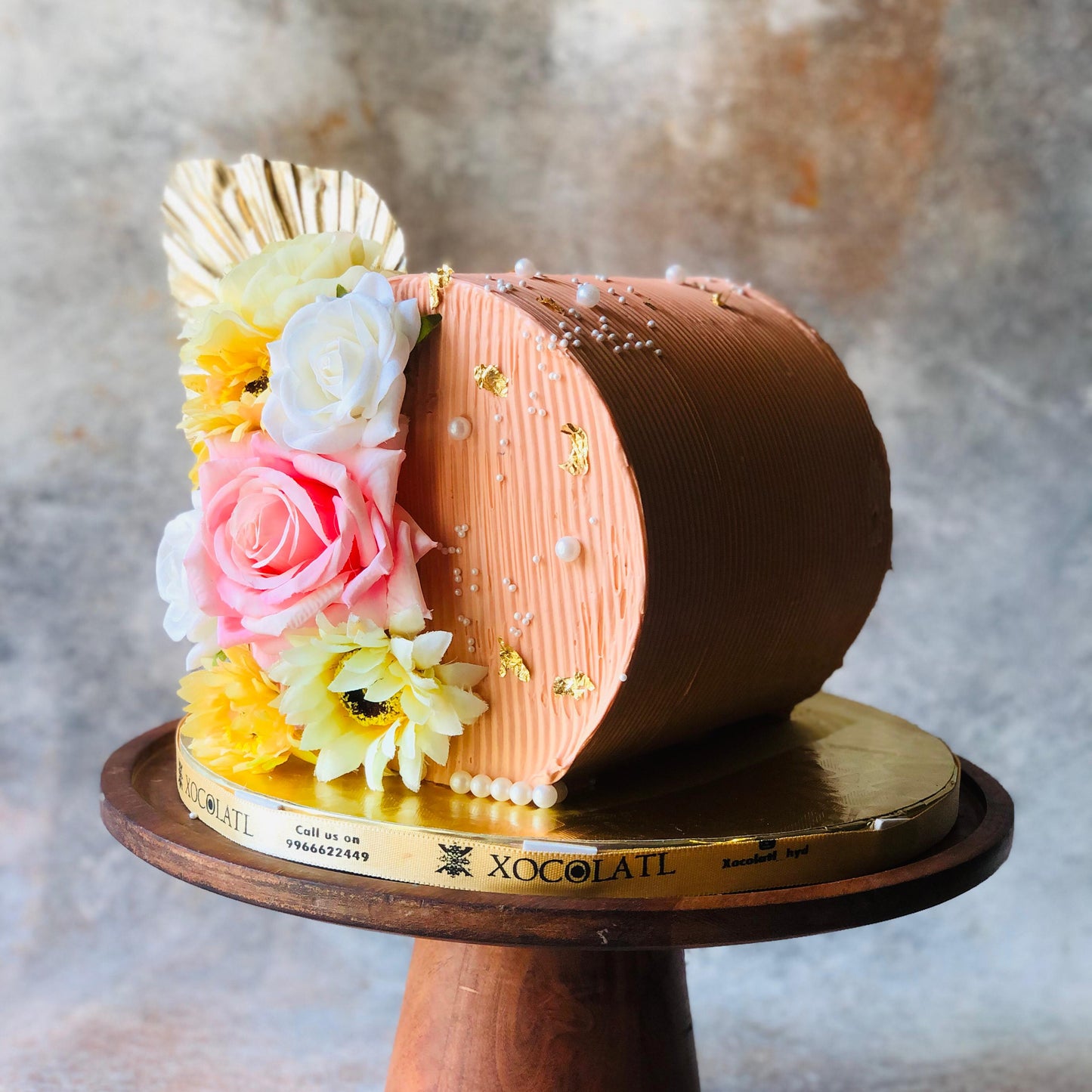 Sunlit Meadow Celebration Cake