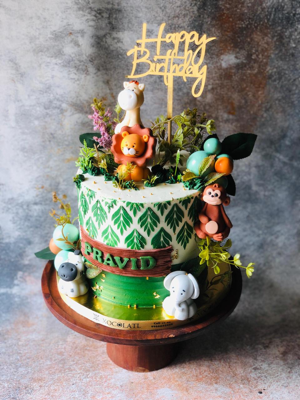 Jungle Theme Kids Cake (Hyderabad Only)