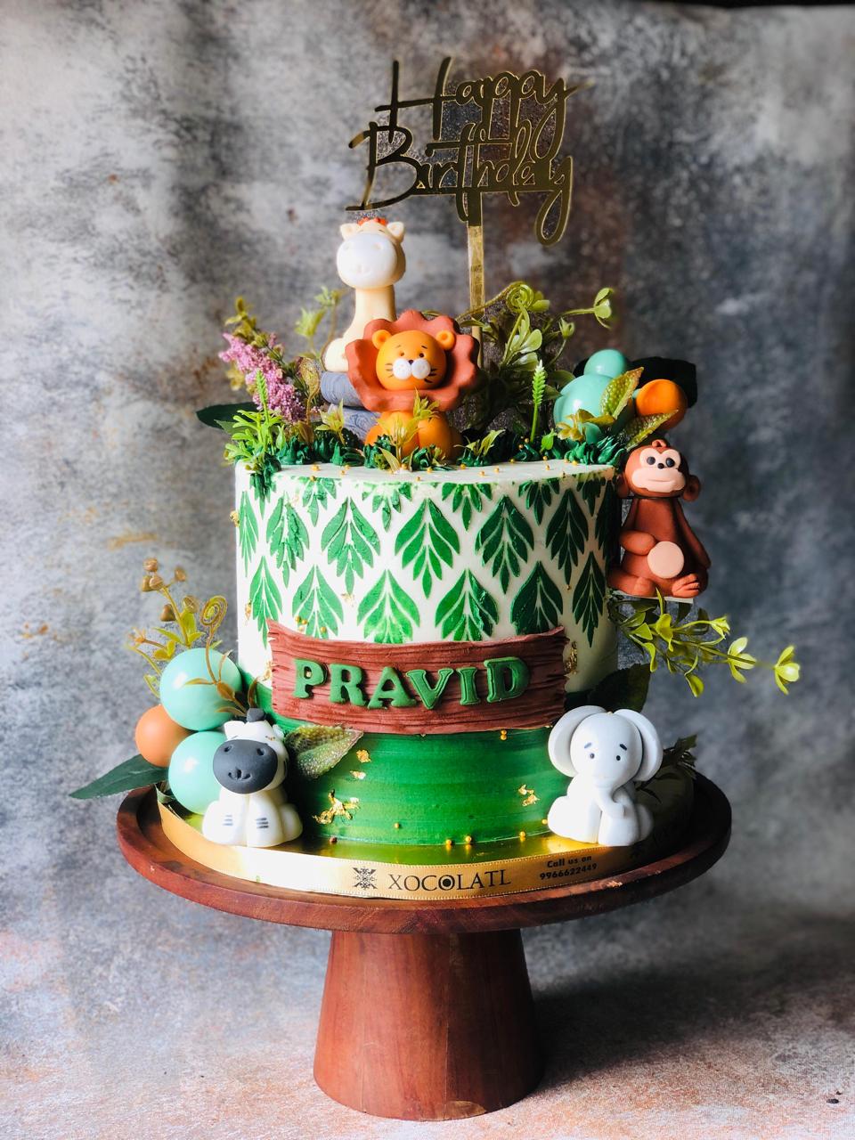 Jungle Theme Kids Cake (Hyderabad Only)