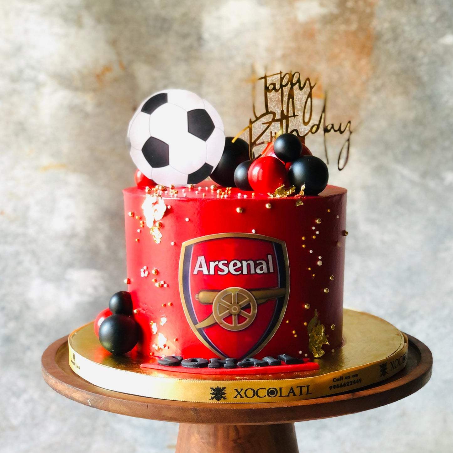 Arsenal Football Fan Cake