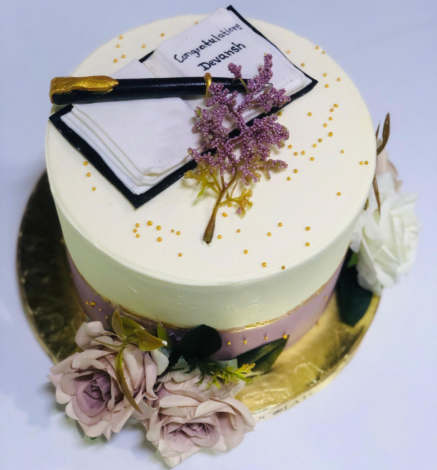 Graduation Bloom Cake