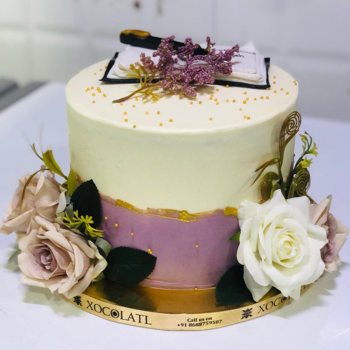 Graduation Bloom Cake