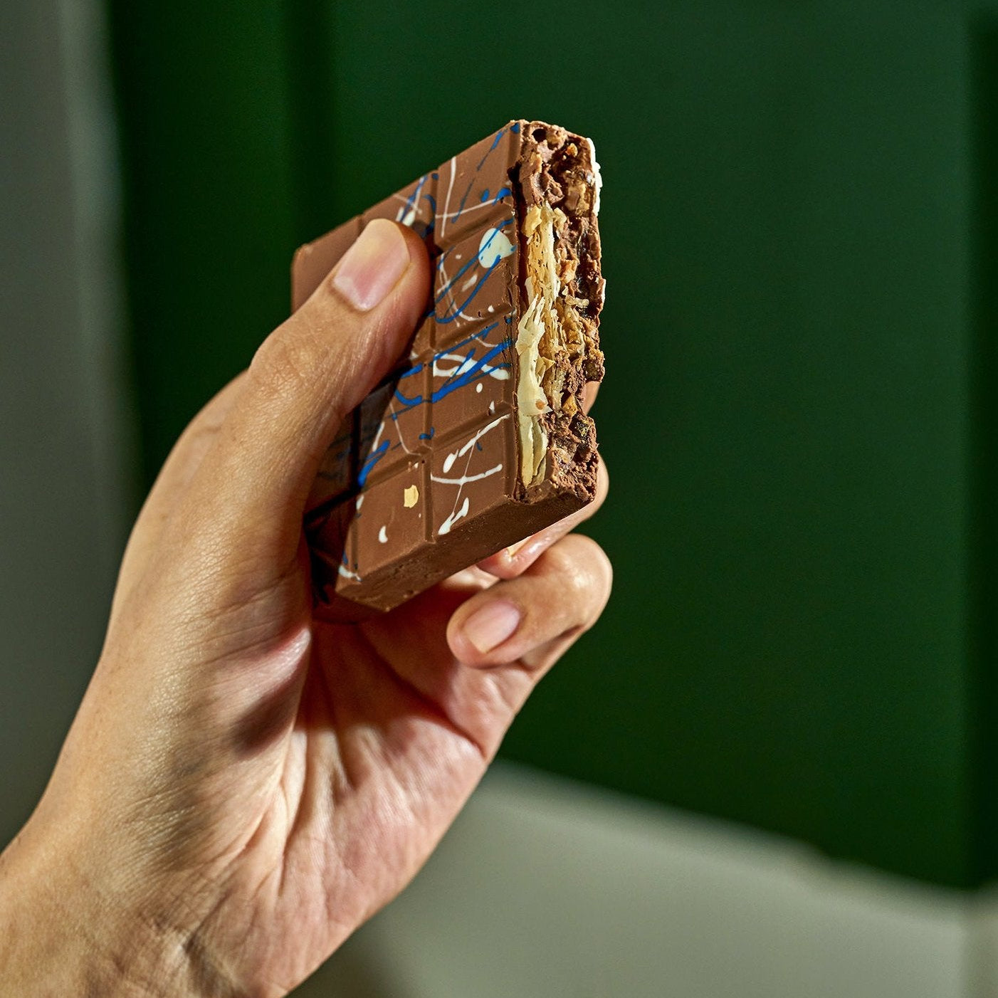 Baklava Kunafa Chocolate Bar