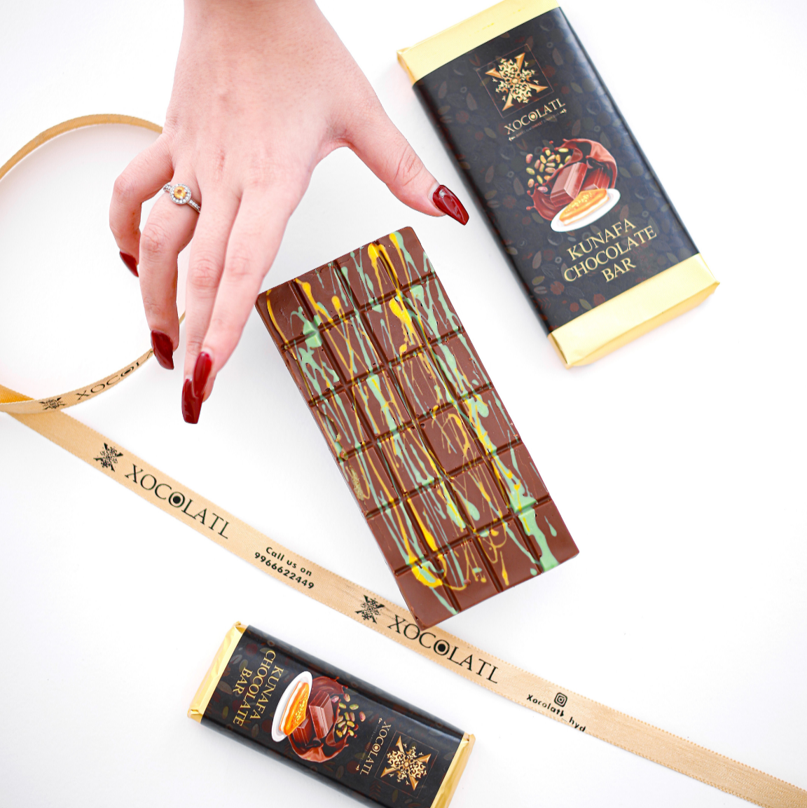 Signature Kunafa Chocolate Bar (Pistachio)