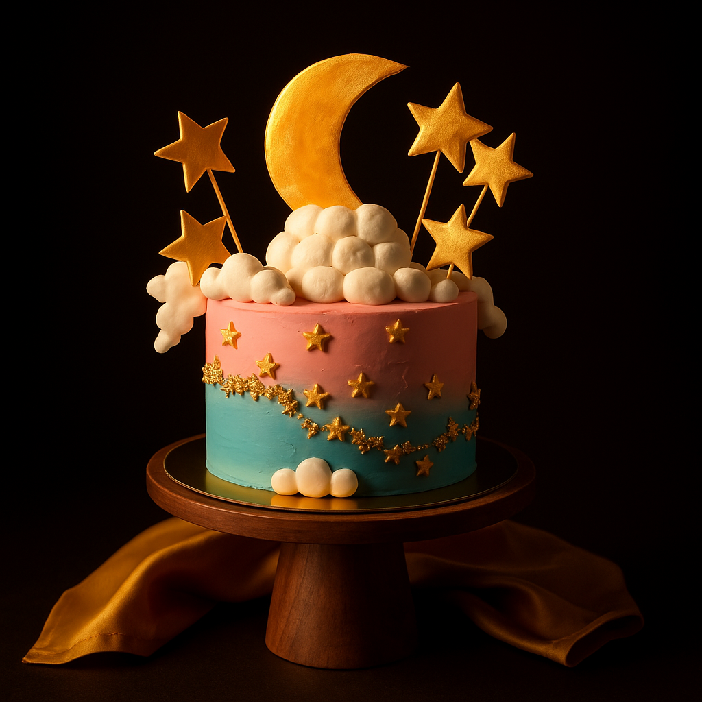 Moon & Stars Cake (Hyderabad Only)