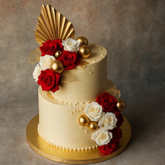 Golden Luxe Affair Cake