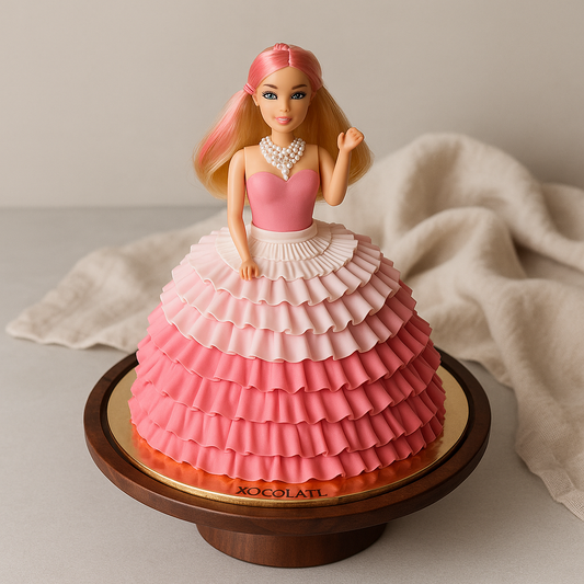 Pink Princess Doll Cake