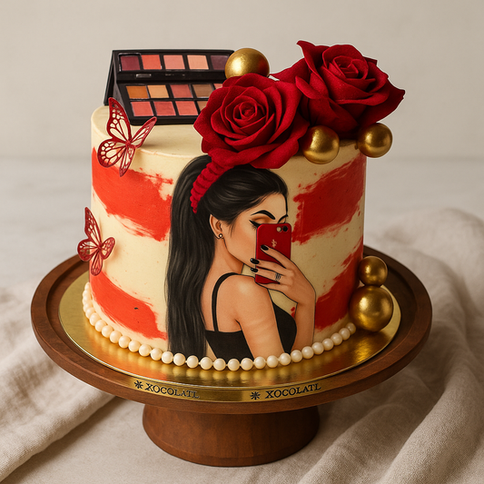 Makeup Lovers Birthday Cake