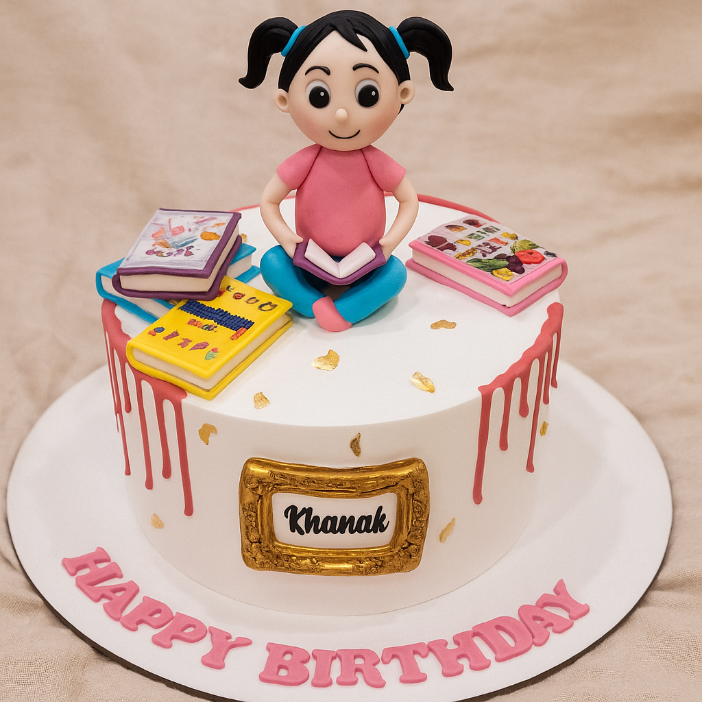 Book Lover Birthday Cake