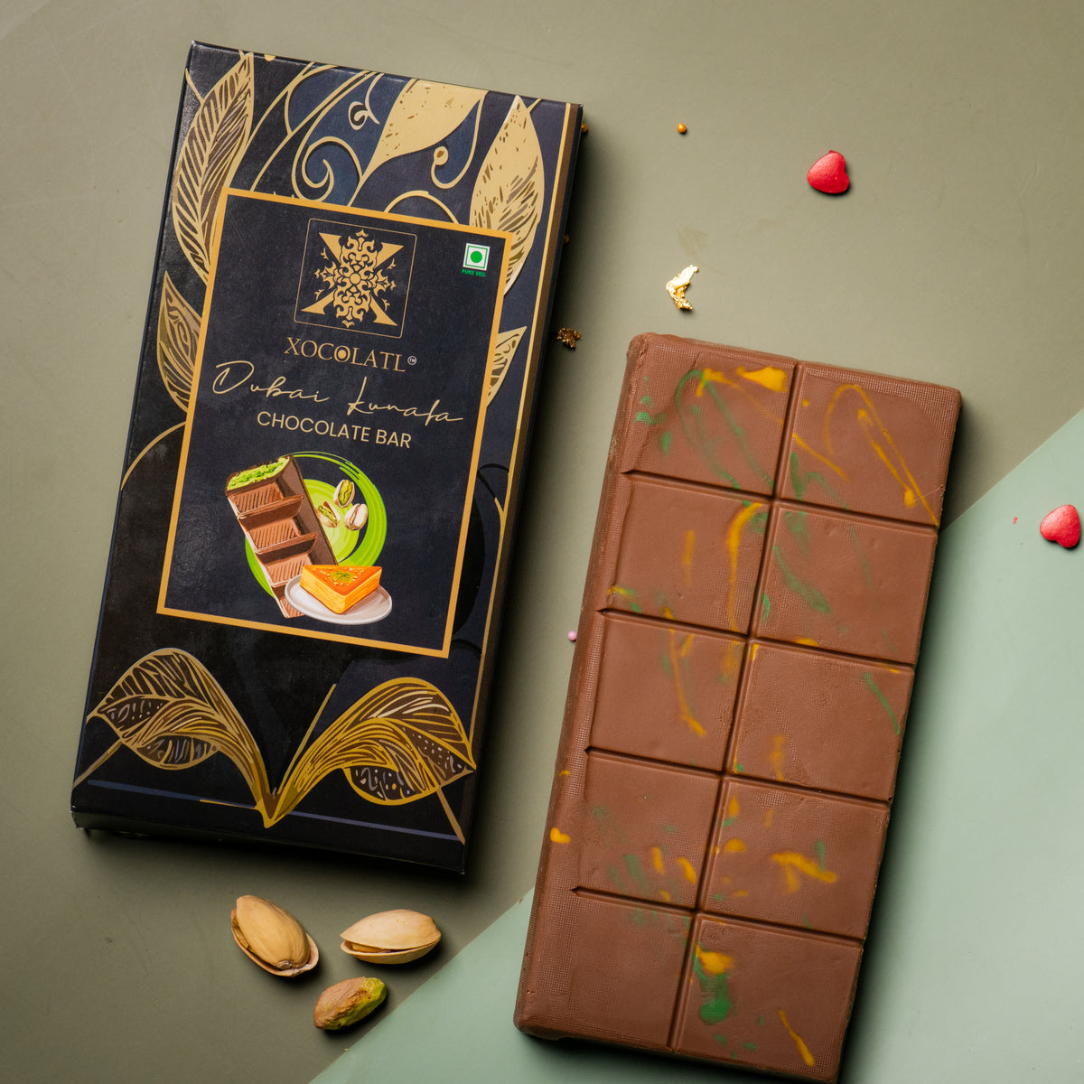 Signature Kunafa Chocolate Bar (Pistachio)