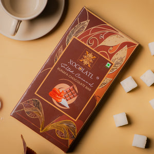 Salted Caramel Kunafa Chocolate Bar