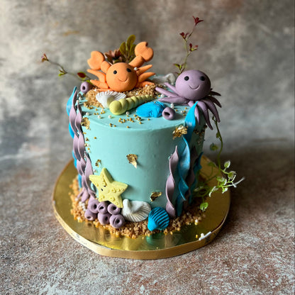 Under the Sea Ocean Animal Cake