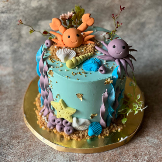 Under the Sea Ocean Animal Cake