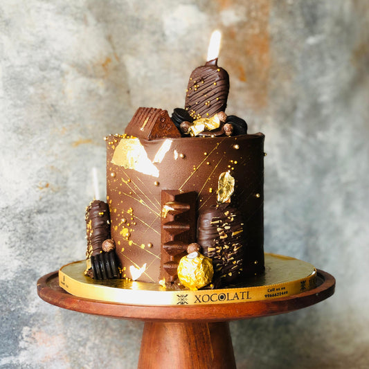 Golden Chocolate Luxe Cake