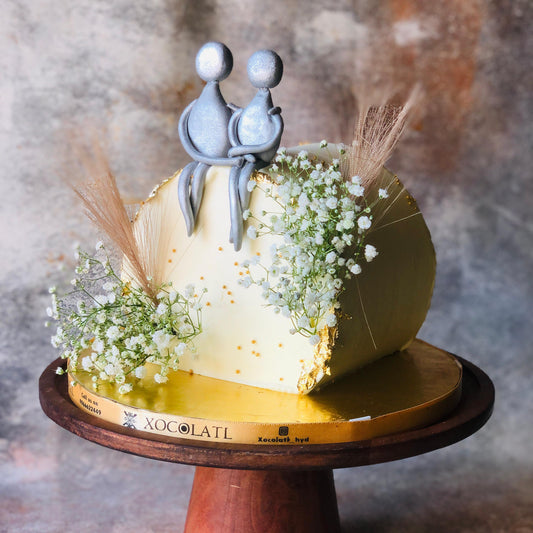 Together Forever Couples Cake