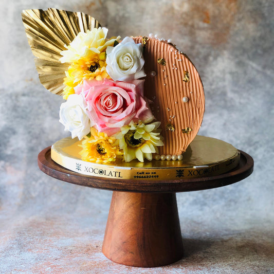 Sunlit Meadow Celebration Cake
