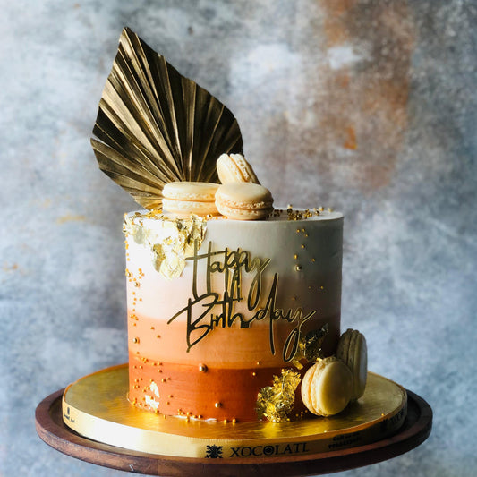 Golden Dune Celebration Cake