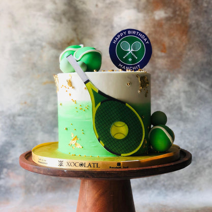 Tennis Sports Birthday Cake
