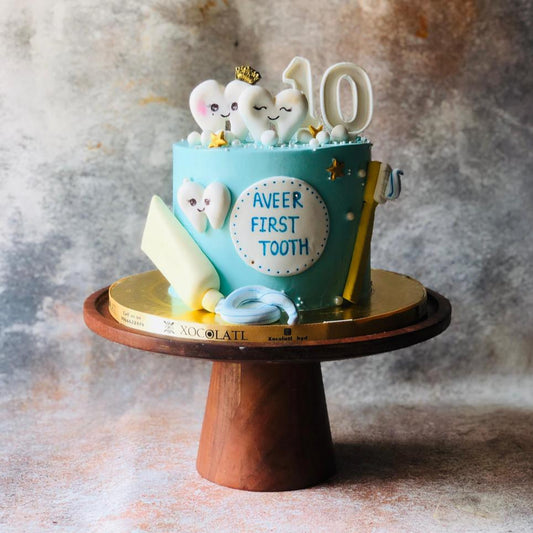 Tiny Tooth Celebration Cake