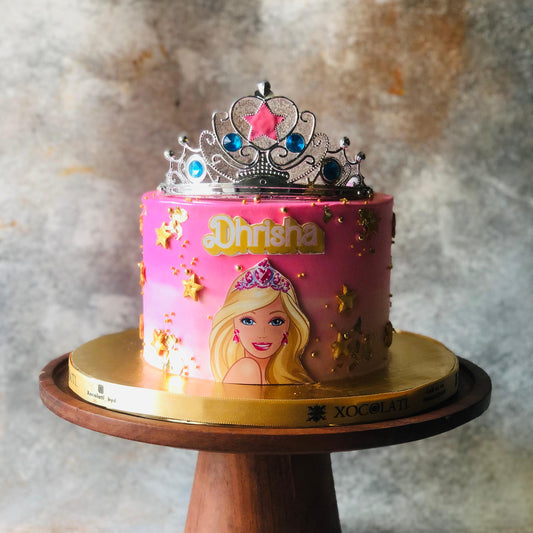 Princess Barbie Tiara Cake