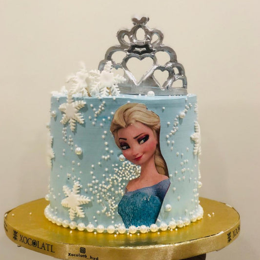 Elsa's Winter Fantasy Cake