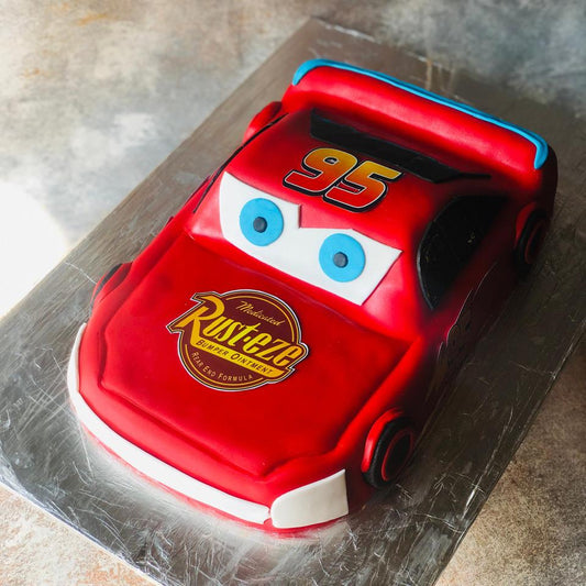 Speedster Lightning Cake