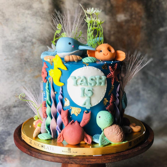 Ocean Adventure Birthday Cake