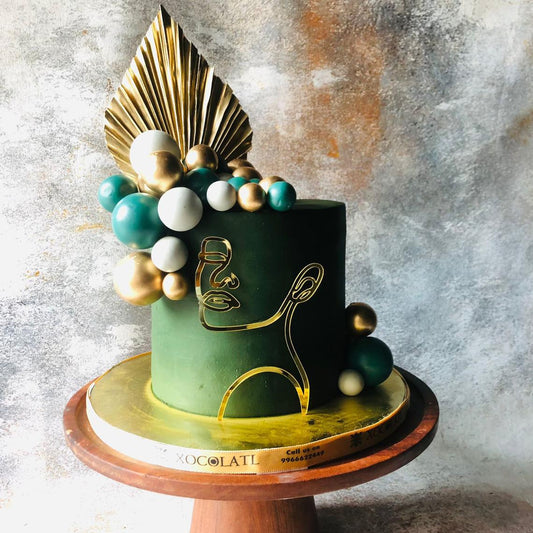 Golden Muse Art Cake
