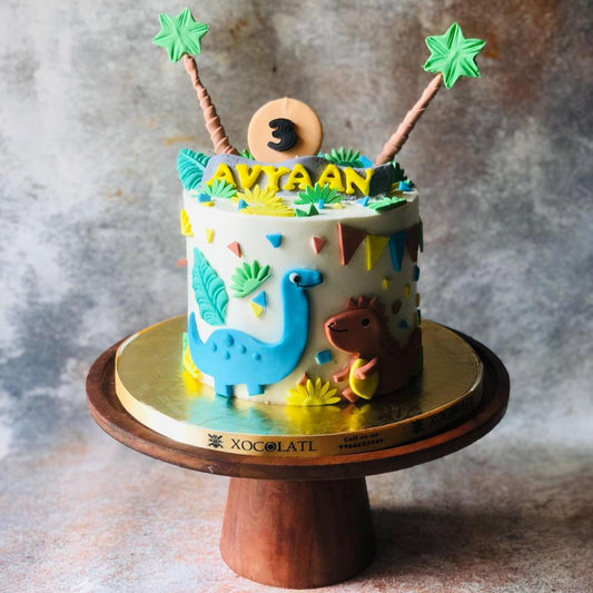 Dinosaur Adventure Cake