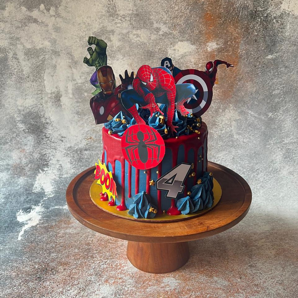 Ultimate Avengers Birthday Cake