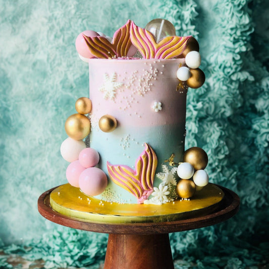 Mermaid Theme Birthday Cake