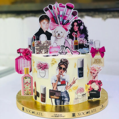 Glam Girl Birthday Cake