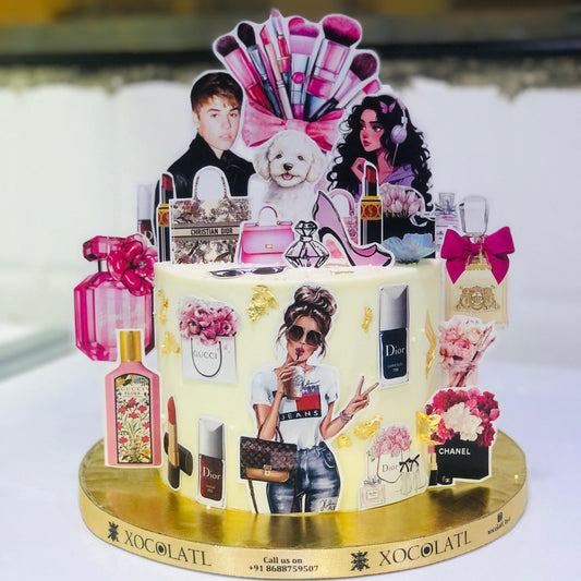 Glam Girl Birthday Cake